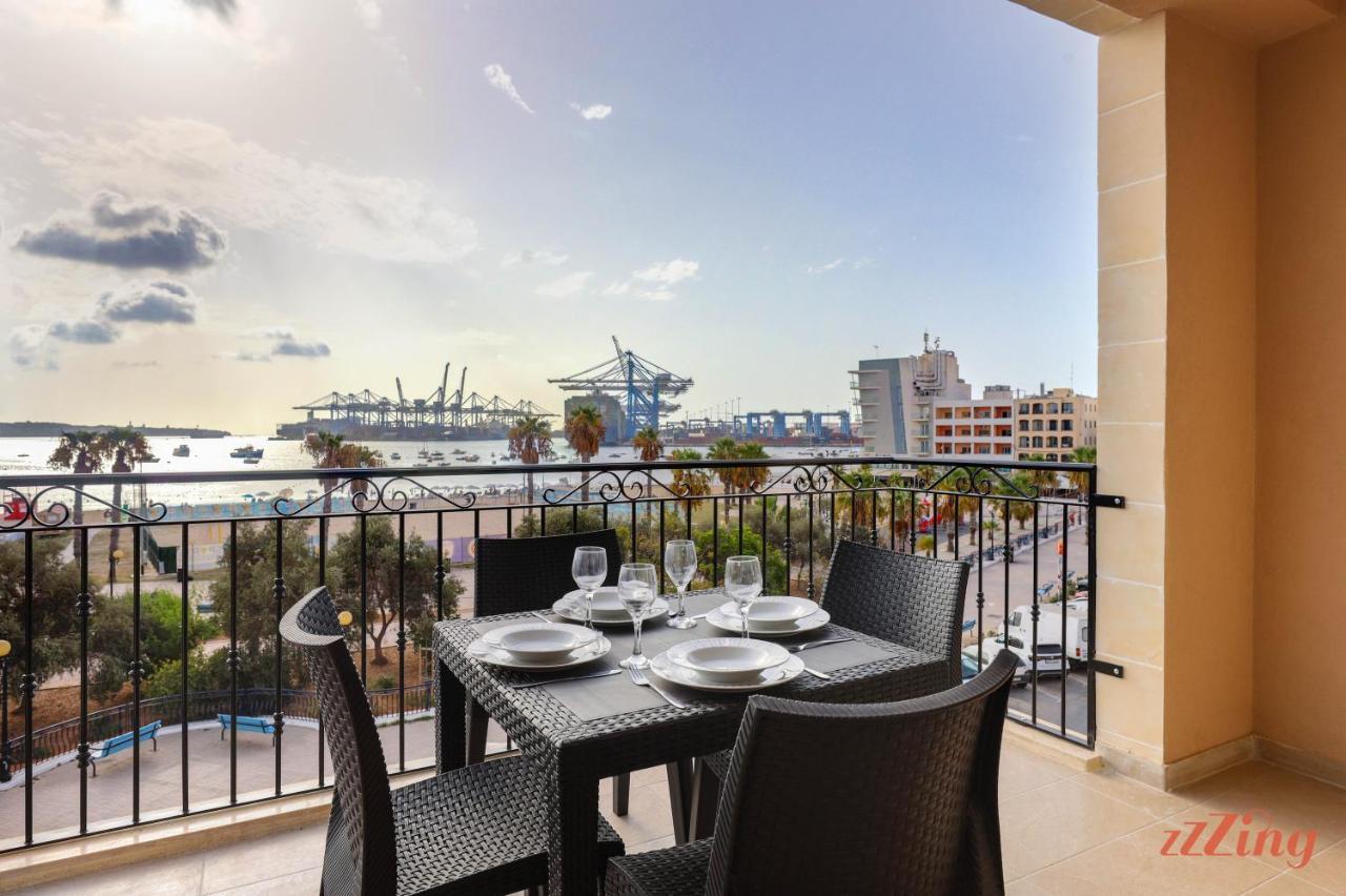 Luxurious Duplex Seafront Apt W Amazing Sea Views Birżebbuġa Buitenkant foto